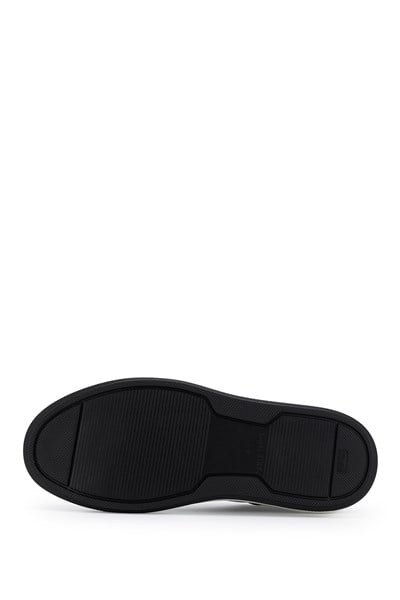 Tamer Tanca Erkek Hakiki Deri Siyah Sneakers & Spor Ayakkabı