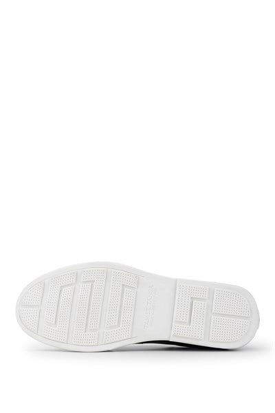 Tamer Tanca Erkek Hakiki Deri Siyah Sneakers & Spor Ayakkabı