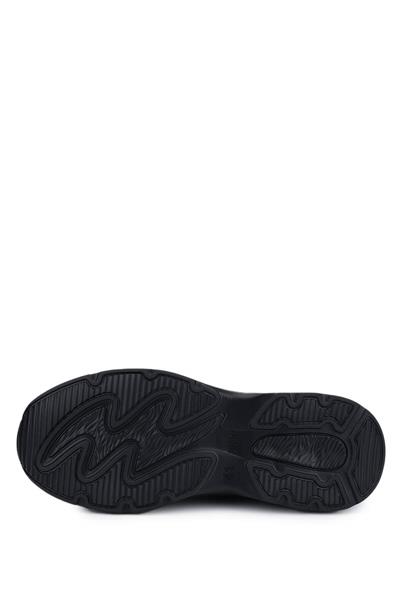 Tamer Tanca Erkek Hakiki Deri Siyah Sneakers & Spor Ayakkabı