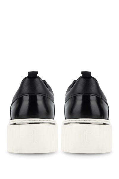 Tamer Tanca Erkek Hakiki Deri Siyah Sneakers & Spor Ayakkabı