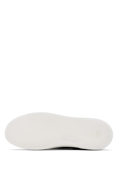 Tamer Tanca Erkek Hakiki Deri Siyah Sneakers & Spor Ayakkabı