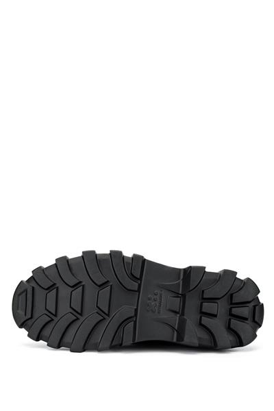 Tamer Tanca Erkek Hakiki Deri Siyah Sneakers & Spor Ayakkabı