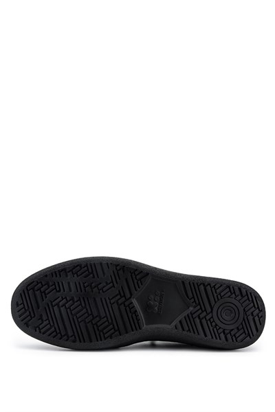 Tamer Tanca Erkek Hakiki Deri Siyah Sneakers & Spor Ayakkabı