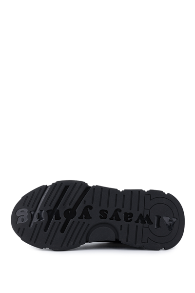 Tamer Tanca Erkek Hakiki Deri Siyah Sneakers & Spor Ayakkabı