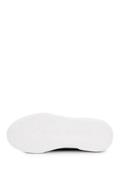 Tamer Tanca Erkek Hakiki Deri Siyah Sneakers & Spor Ayakkabı