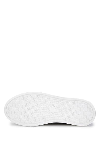 Tamer Tanca Erkek Hakiki Deri Siyah Süet Sneakers & Spor Ayakkabı