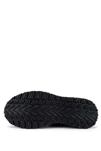 Tamer Tanca Erkek Hakiki Deri Siyah Süet Sneakers & Spor Ayakkabı