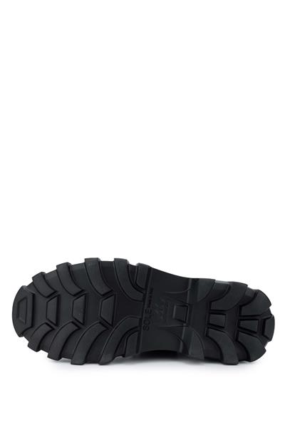 Tamer Tanca Erkek Hakiki Deri Siyah Süet Sneakers & Spor Ayakkabı