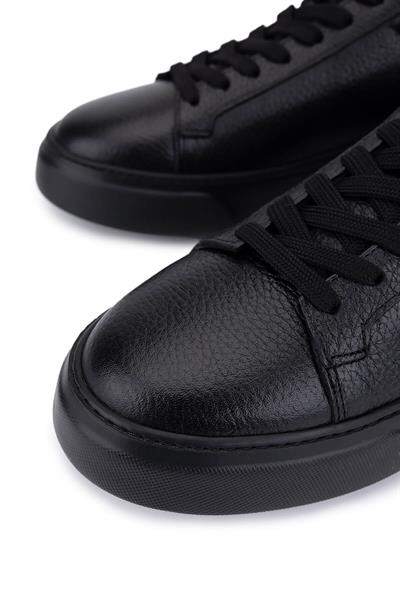 Tamer Tanca Erkek Hakiki Deri Siyah Taban Sneakers & Spor Ayakkabı