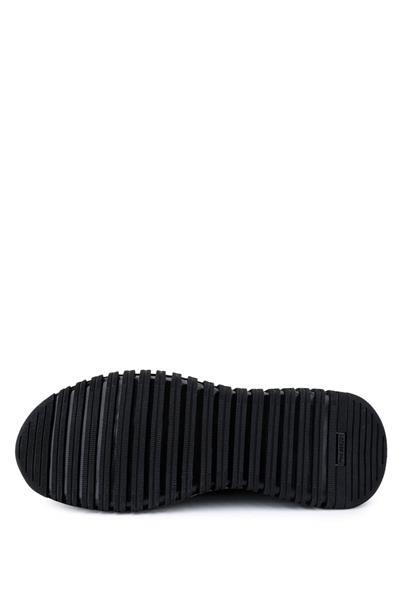 Tamer Tanca Erkek Hakiki Deri Siyah/Siyah Sneakers & Spor Ayakkabı