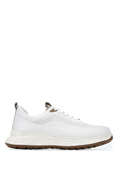 Tamer Tanca Erkek Hakiki Deri Beyaz Sneakers & Spor Ayakkabı
