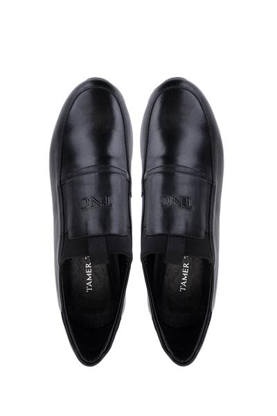 Tamer Tanca Erkek Hakiki Deri Siyah Sneakers & Spor Ayakkabı