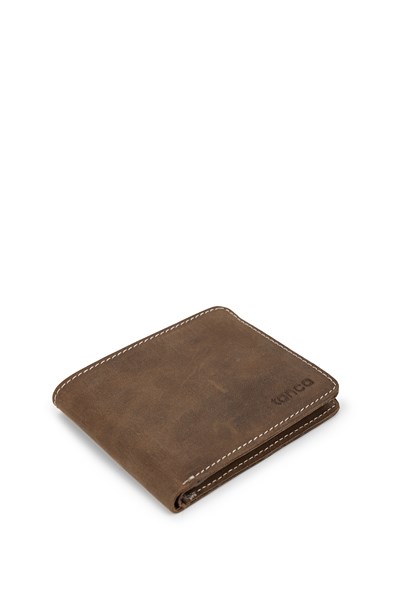Tamer Tanca Erkek Hakiki Deri Taba Crazy Cüzdan
