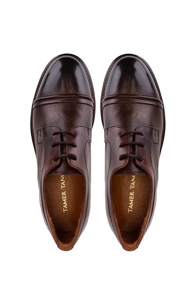 Tamer Tanca Erkek Hakiki Deri Taba Klasik Ayakkabı