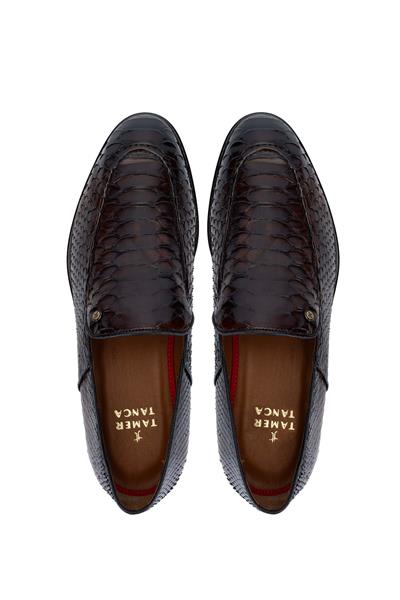 Tamer Tanca Erkek Hakiki Deri Taba Loafer Ayakkabı