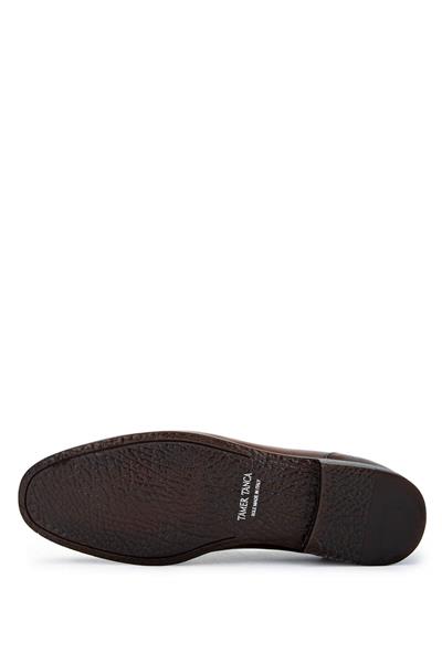 Tamer Tanca Erkek Hakiki Deri Taba Loafer Ayakkabı
