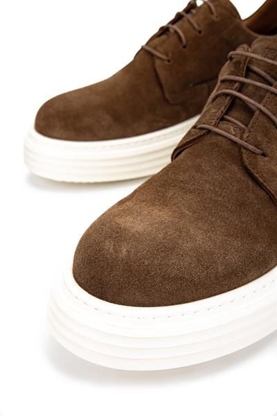 Tamer Tanca Erkek Hakiki Deri Tarçın Sneaker Ayakkabı