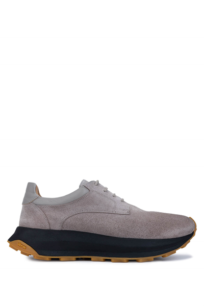 Tamer Tanca Erkek Hakiki Deri Taupe Sneakers & Spor Ayakkabı