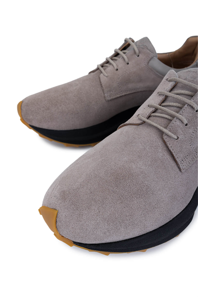 Tamer Tanca Erkek Hakiki Deri Taupe Sneakers & Spor Ayakkabı