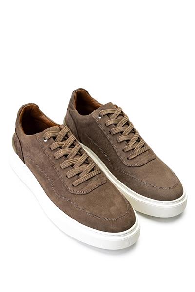 Tamer Tanca Erkek Hakiki Deri Vizon Nubuk Sneakers & Spor Ayakkabı