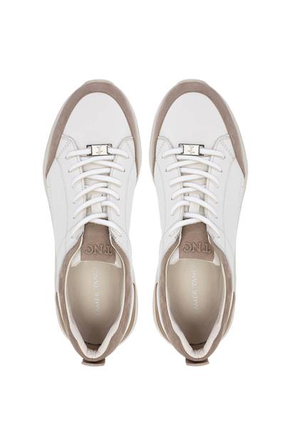 Tamer Tanca Erkek Hakiki Deri Vizon Sneakers & Spor Ayakkabı