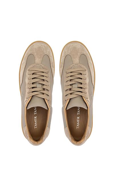 Tamer Tanca Erkek Hakiki Deri Vizon Sneakers & Spor Ayakkabı