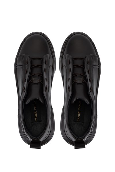 Tamer Tanca Erkek Hakiki Deri Kahverengi Sneakers & Spor Ayakkabı
