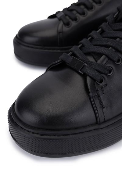 Tamer Tanca Erkek Siyah Deri Sneakers & Spor Ayakkabı