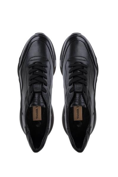 Tamer Tanca Erkek Siyah Deri Sneakers & Spor Ayakkabı