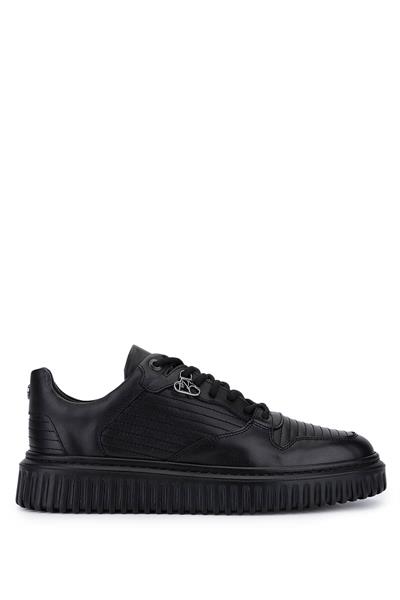 Tamer Tanca Erkek Siyah Deri Sneakers & Spor Ayakkabı