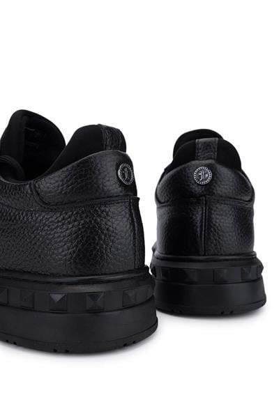 Tamer Tanca Erkek Siyah Deri Sneakers & Spor Ayakkabı
