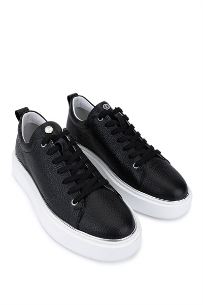 Tamer Tanca Erkek Siyah Floter Sneakers & Spor Ayakkabı