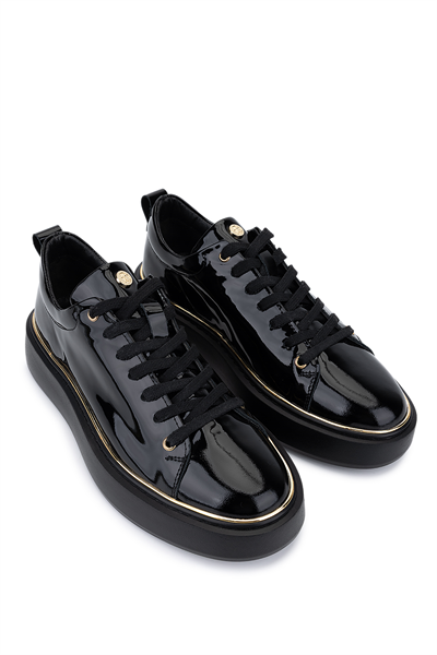 Tamer Tanca Erkek Siyah Rugan Sneakers & Spor Ayakkabı