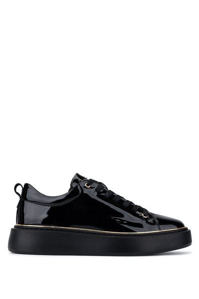 Tamer Tanca Erkek Siyah Rugan Sneakers & Spor Ayakkabı