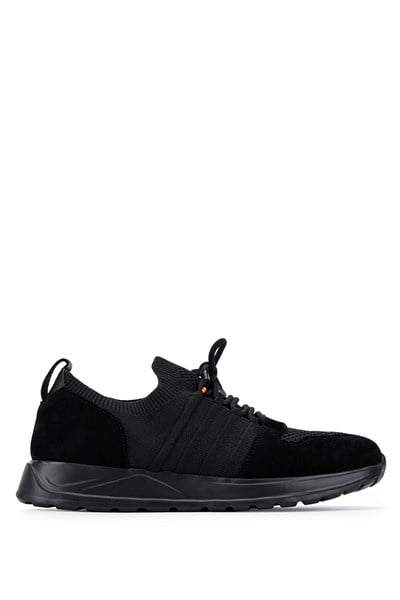 Tamer Tanca Erkek Siyah Süet Sneakers & Spor Ayakkabı