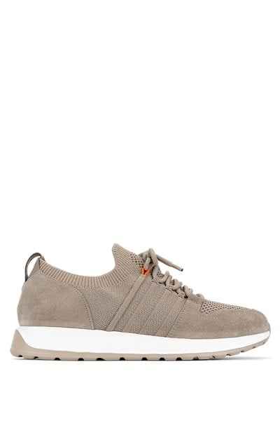 Tamer Tanca Erkek Tekstil Bej Süet Sneakers & Spor Ayakkabı