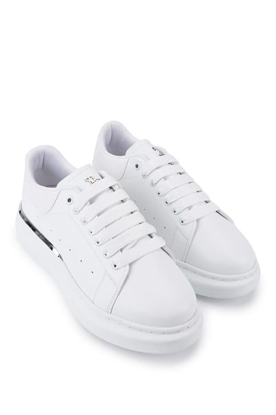 Tamer Tanca Erkek Vegan Beyaz Sneakers & Spor Ayakkabı