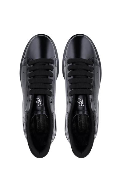 Tamer Tanca Erkek Vegan Siyah Sneakers & Spor Ayakkabı