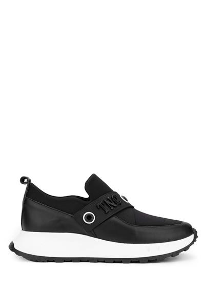 Tamer Tanca Kadın Deri Hasır Siyah Sneakers & Spor Ayakkabı