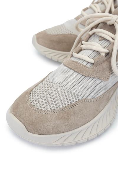 Tamer Tanca Kadın Deri & Tekstil Bej Süet Sneakers & Spor Ayakkabı