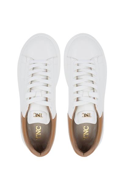 Tamer Tanca Kadın Deri/Suni Beyaz Sneakers & Spor Ayakkabı
