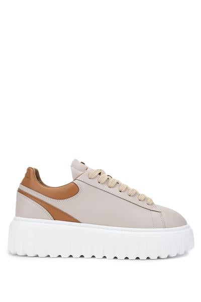Tamer Tanca Kadın Deri/Suni Nude Sneakers & Spor Ayakkabı