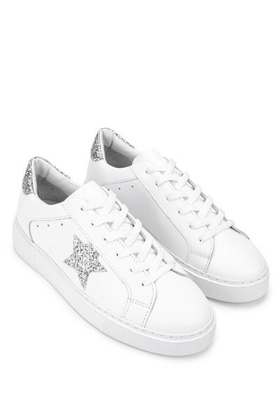 Tamer Tanca Kadın Deri/Tekstil Beyaz Sneakers & Spor Ayakkabı
