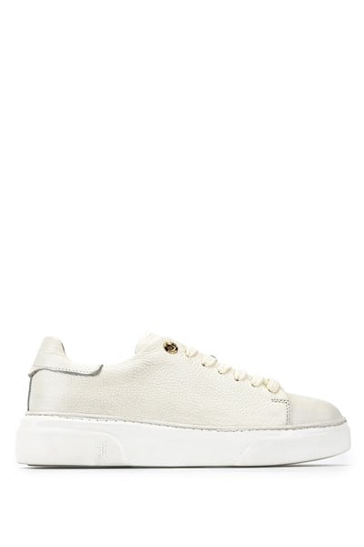 Tamer Tanca Kadın Hakiki Deri Bej Floter Sneakers & Spor Ayakkabı