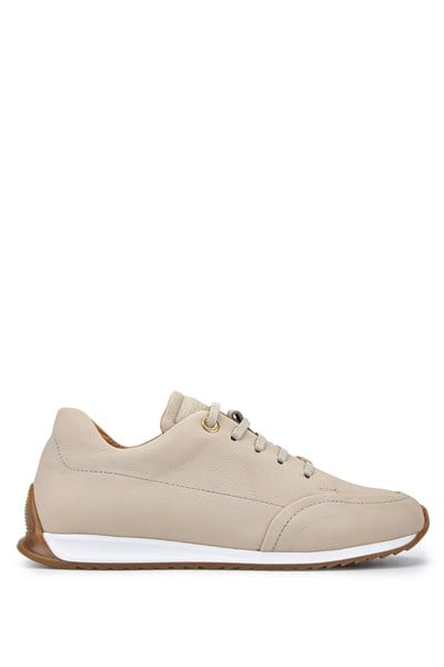 Tamer Tanca Kadın Hakiki Deri Bej Floter Sneakers & Spor Ayakkabı