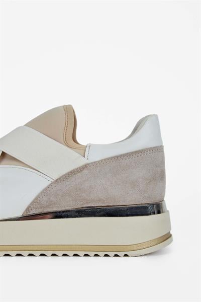Tamer Tanca Kadın Hakiki Deri Bej Sneakers & Spor Ayakkabı