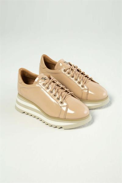 Tamer Tanca Kadın Hakiki Deri Bej Sneakers & Spor Ayakkabı