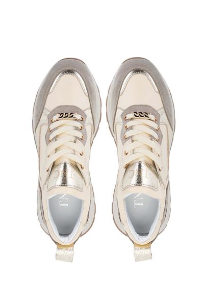 Tamer Tanca Kadın Hakiki Deri Bej Süet Sneakers & Spor Ayakkabı