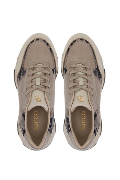 Tamer Tanca Kadın Hakiki Deri Bej Süet Sneakers & Spor Ayakkabı