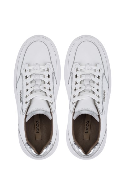 Tamer Tanca Kadın Hakiki Deri Beyaz Sneakers & Spor Ayakkabı